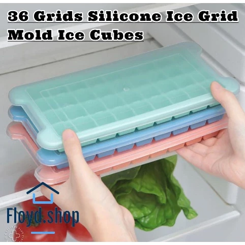 36 Grids Silicone ICE Grid Mold ICE Cubes DIE Made ICE BOX Creative ICE Cream Frozen ICE Cubes