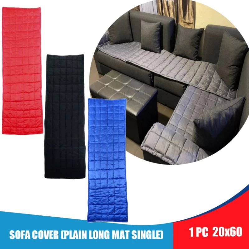 Sofa Cover (Plain MAT Single) (20x60 20x20) inches