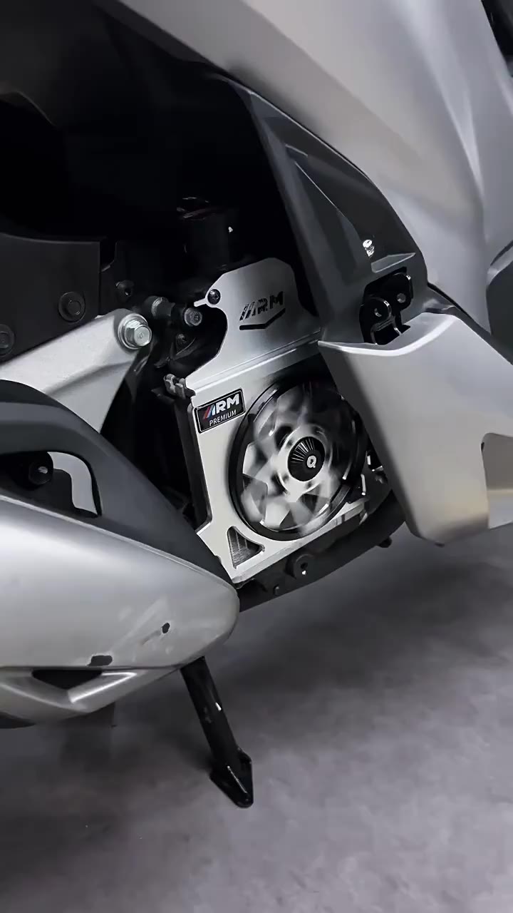 ARM CNC Radiator Cover Spinner Honda Click 125i/150i 3D Star Spinner ADV 150 Radiator Cover