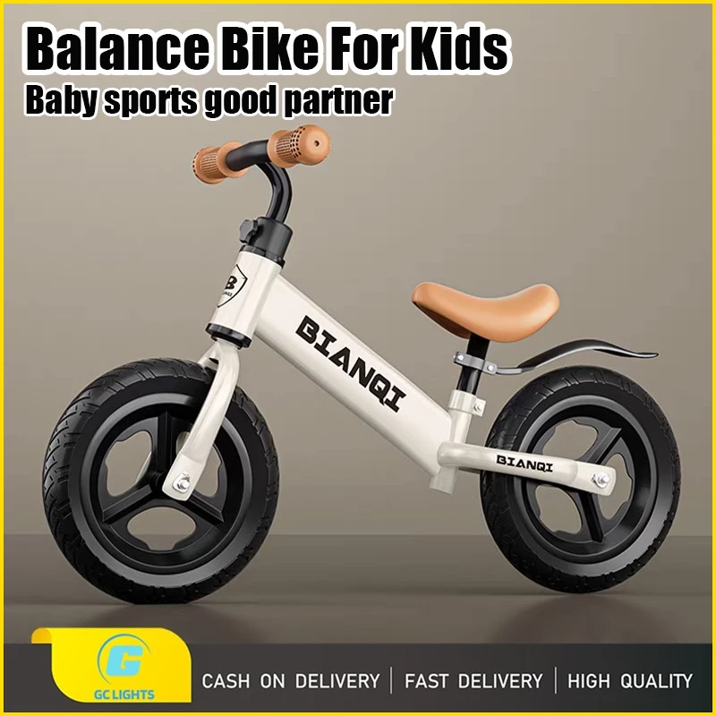 GC Balance Bike For Baby Bicycle Toys For Kids Wear resistant foam wheel No Foot Pedal
