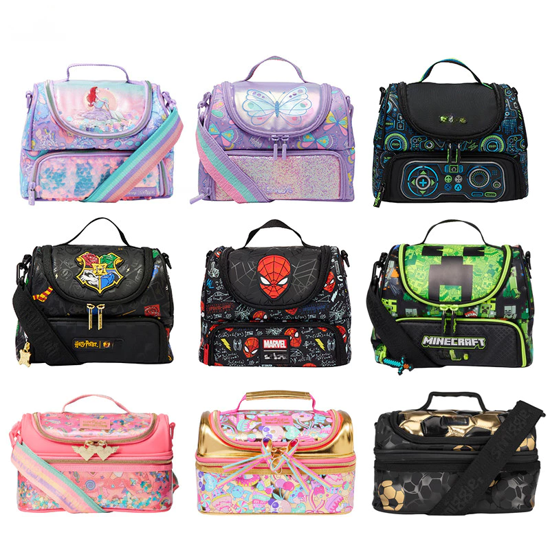 Australian Lunch Bag Double Layer Bento Handbag Primary School Children Waterproof Thermal Bag