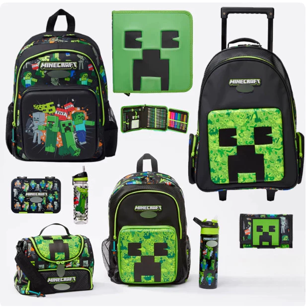 Australia Minecraft Classic Backpack Junior school bag for Primary Children Colletction