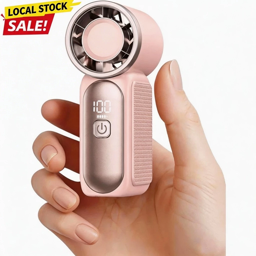 X688 mini fan 6000mAh Portable Mini Handheld Fan 3.5 Inch High 1 100 Speed Personal Turbo Strong Wind Outdoor Travel