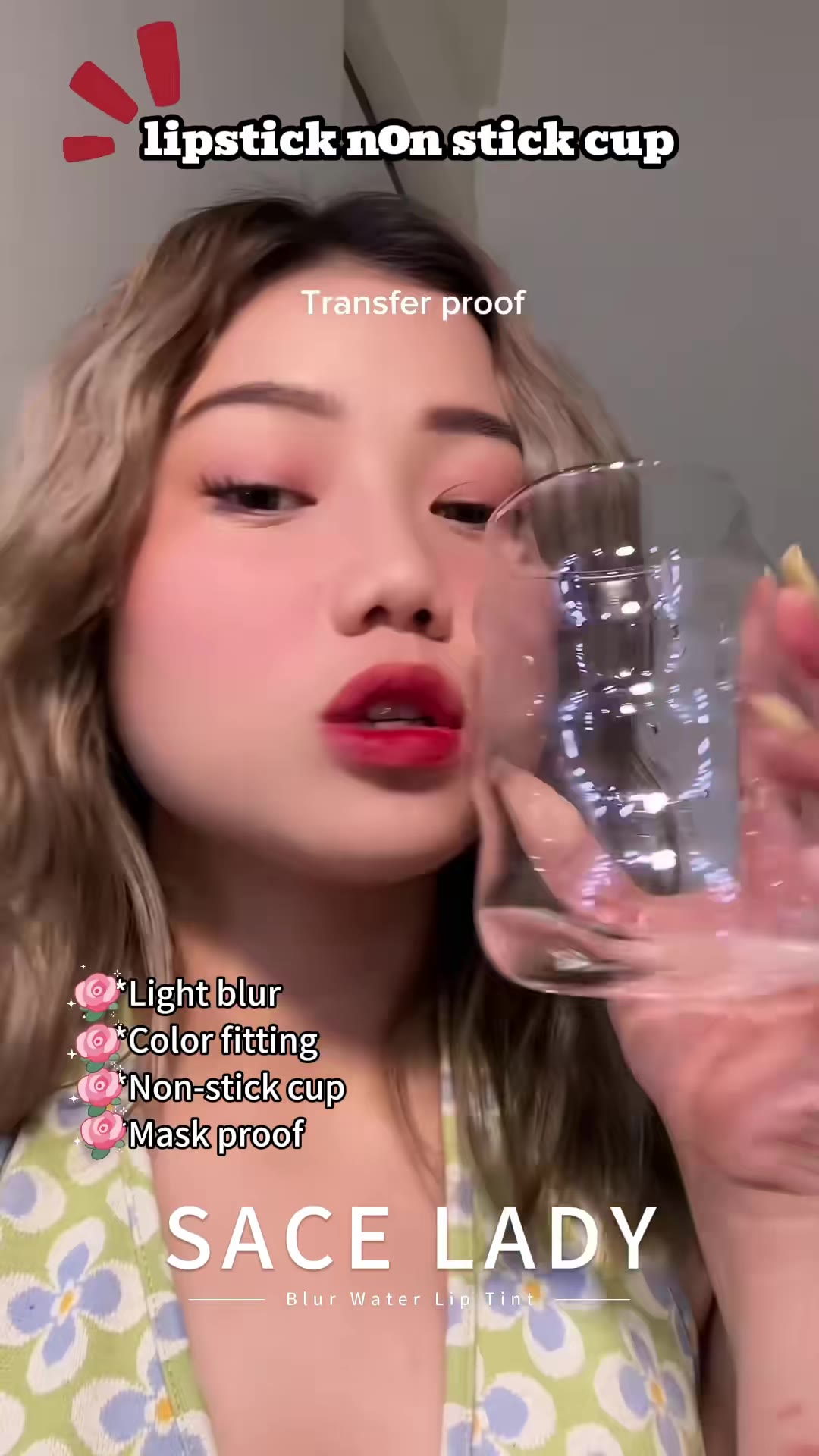 Give it a minute and it'll make you look good in front of your crush.🤩🤩 #sacelady #lips #liptint #lightweight #saceladycosmetic