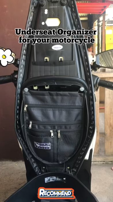 🏍️🖤 MOTORCYCLE UNDERSEAT ORGANIZER BAG 🖤🏍️#FreeCoinsInShopeeVideo #MasMuraSaShopee