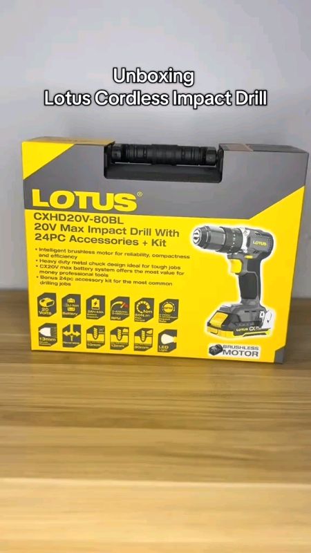 Lotus impact drill set #MasMuraSaShopee
