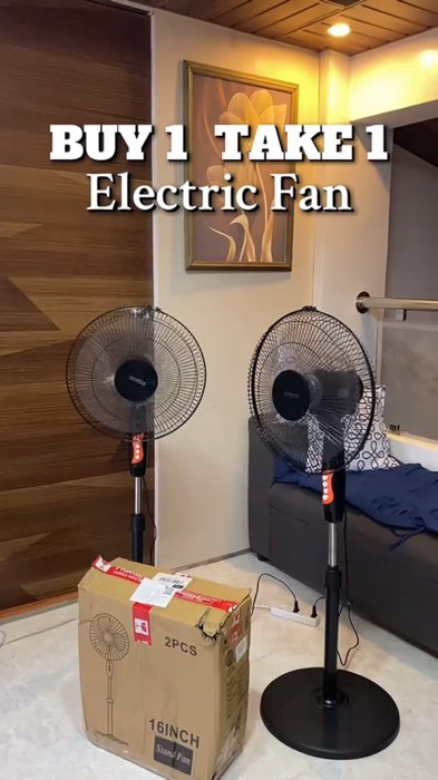 Affordable Buy 1 take 1 Electric Fan 🥰 #electricfan #fan #sale #fyp #buy1take1 #shopeefinds #shopeebudol #affordable