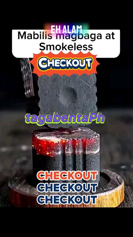 smokeless Charcoal #Home #Kitchen #kitchentools #FreeCoinsInShopeeVideo #MasMuraSaShopee