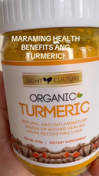 TURMERIC POWDER ORGANIC - PURE / NO SWEETENER / NO OTHER INGREDIENTS ADDED #turmeric #organic #health #healthbenefits