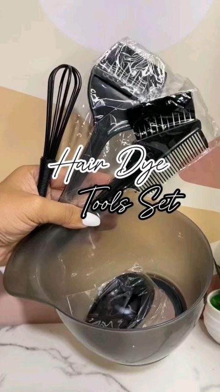 Hair dye bowl set #fyp #MasMuraSaShopee #freecoinssashopee #set #ShopeeChoice #shopeeVideo #bowlset #hairdye