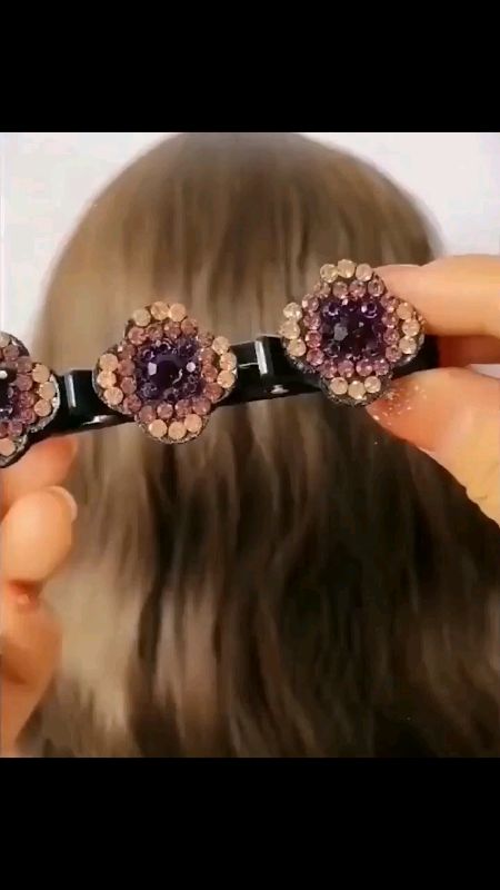 Crystal Braided Hair Clips #ShopeePH #ShopeePHCommsXTRA
