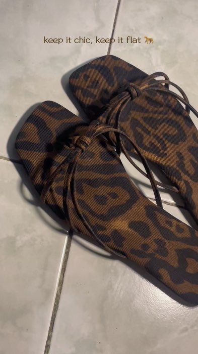 Modern comfort   with a soft, elegant twist  🛒 Available now #Leopard #Sandals