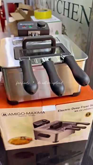 Electric Deep Fryer #electricdeepfryer #deepfryer #heavyduty #deepoilfryer #stainlesssteel #fryingpan  #FreeCoinsInShopeeVideo