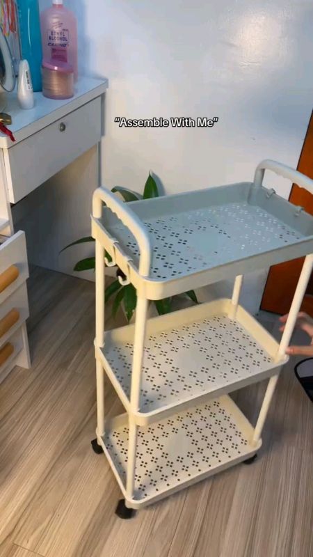 3/4/5 Layers Bathroom Organizer Trolley Cart Kitchen Storage Shelf Home Bedroom Organizer #trolley #fry #freeshipping #shopeeVideo