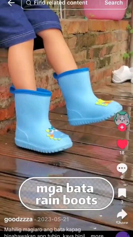 Rain boots for your kids mga mima😍 #FreeCoinsInShopeeVideo #fyp