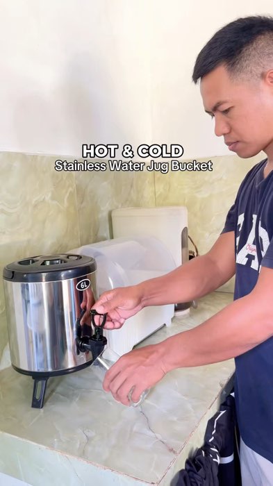 Ito pala yung madalas na ginagamit sa milkteahan  nagtatagal pala talaga yung lamig ?? #milkteajug #waterjug #stainlesswaterjug #waterjug #thermosju