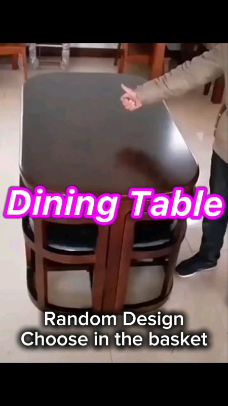 #diningtable  set,small round table,four stools, reception table family dining table