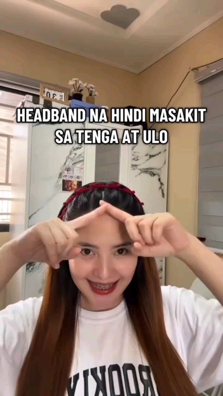 Velvet Forehead Braided Hair Hoop Headband Headwear. #braidedheadband
