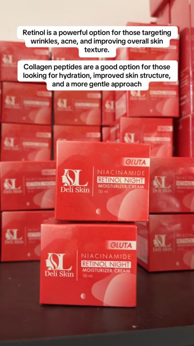 Deli skin night moisturizer cream #deliskin #delimoisturizer #deliretinol #fyp