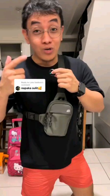 Stylish Shoulder Bag For Men #fyp #FreeCoinsInShopeeVideo #MasMuraSaShopee #shopee #slingbag #shoulderbag
