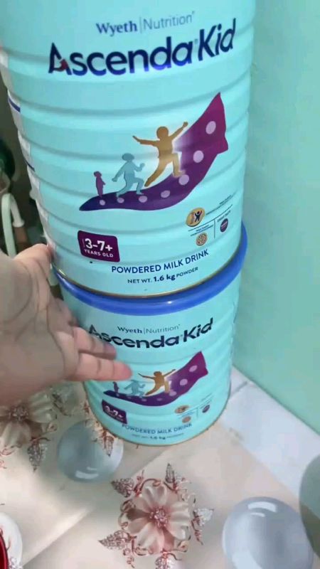 Wyeth Nutrition ASCENDA , for KID Milk Drink for Children 3 to 7 years old 1.6kg.#mayfreecoinsashopeevideo #qualitysashopee #masmurasashopee ..