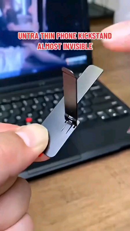Ganda nito! Check out 4 Colors Ultra-thin Foldable #phoneholder  #deskmount #bracket #miniportable #invisible   #foldingstand #cod