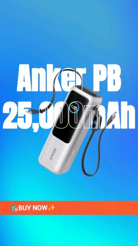 Sulit na sulit ang 25,000mAh 165W Anker Power Bank, pwede pang Laptop #AnkerPowerBank #FastCharging #PowerAnywhere #powerbank