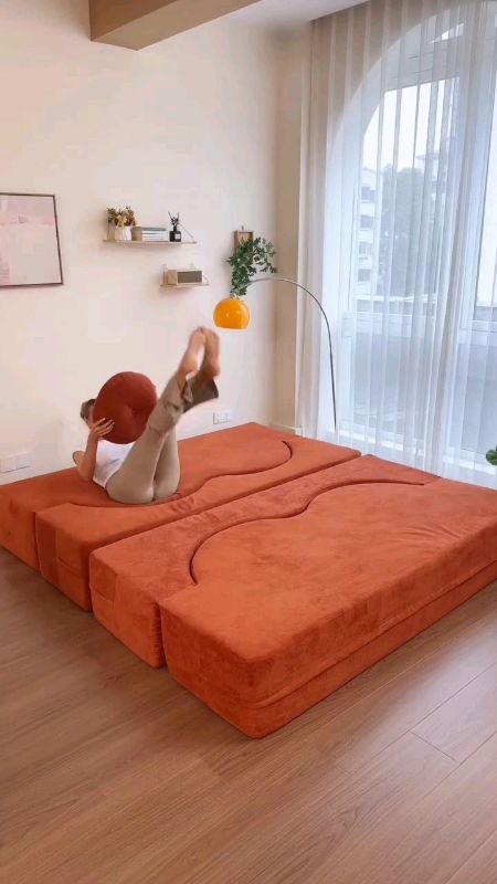 Dreame Sofa Bed Foldable Double Size With 2 pillow #Dreame #Sofabed #Freecoinsinshoppee #MasMuraSaShopee