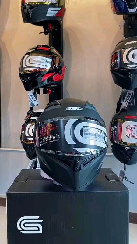 Sec Modular #helmet  for Motorcycle - Whirlwind Solid Gloss/Matte (XS-XL)