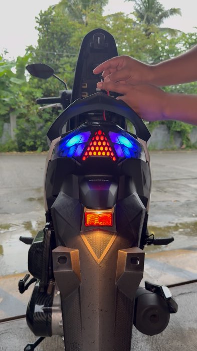 HONDA BEAT FI V3 RGB TAIL LIGHT PLUG AND PLAY 13 MODES #hondabeatfi #hondabeatfiv3 #BeatFiV3 #beatv3 #hondabeat #beatfi