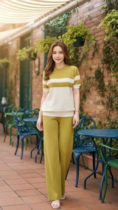 Oversized, comfy & stylish!  #KONITerno #StripeSet #ComfyStyle #ShopeeFi