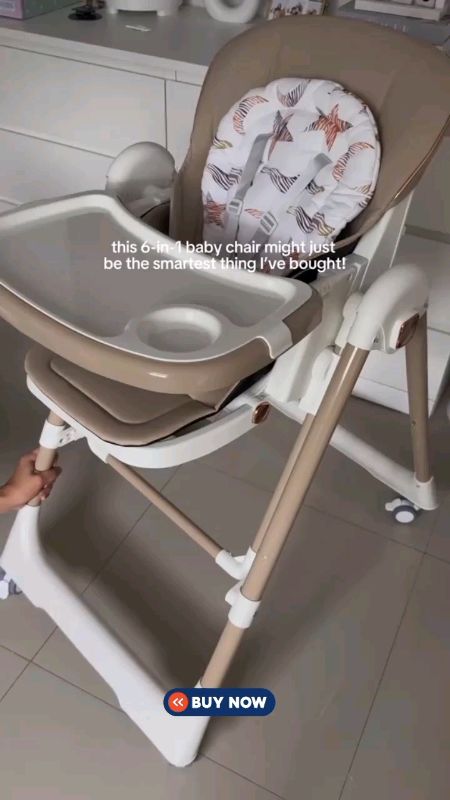 #6in1 #babyhighchair #feedingchair #rocker #adjustable #heightandangle #portable #FreeCoinsInShopeeVideo #MasMuraSaShopee