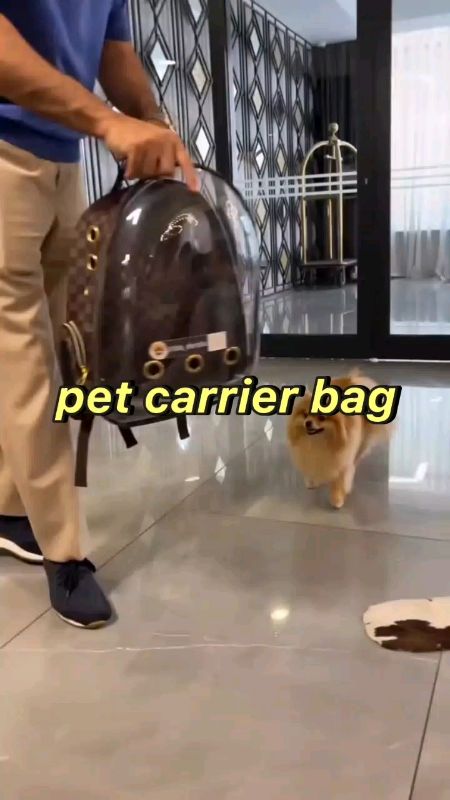 Pet Carrier Bag Large Capacity Travel Backpack #petbag #FYP #FreeCoinsInShopeeVideo #shopeefinds #viral #trending