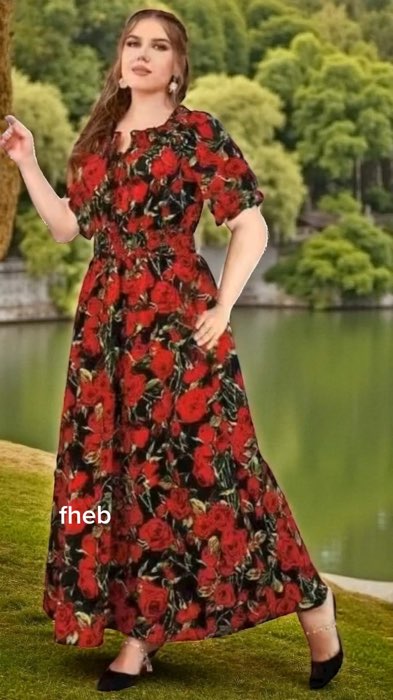Floral Plus size dress #dress #plussize #classydress #Outfit #OOTD