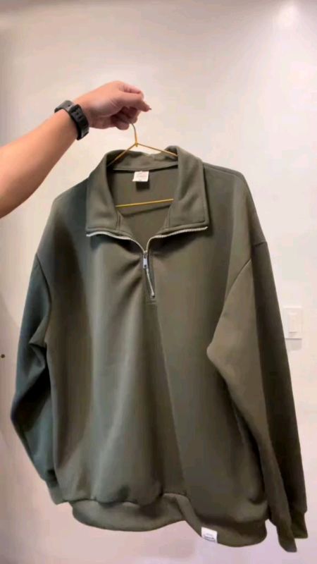 Half Zip Sweater #buynow #MasMuraSaShopee #FreeCoinsInShopeeVideo