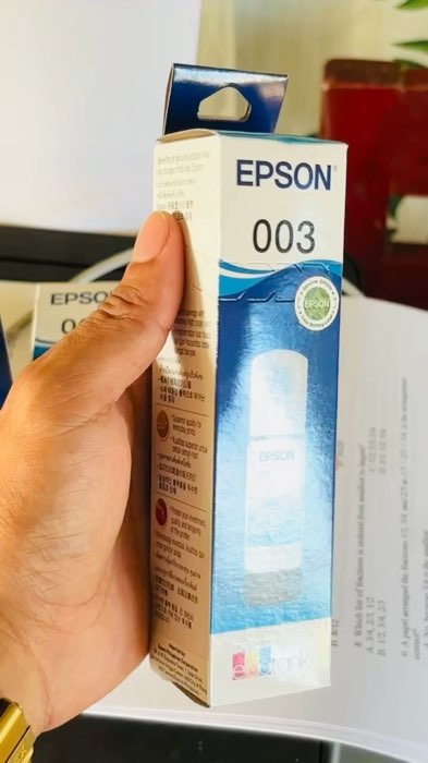￼Genuine Ink 003 100% Original Ink Set for EcoTank Printers Tunay L1110 L3100 L3101 L3110 L3150 L5190 #ink  #inkprinter #epson