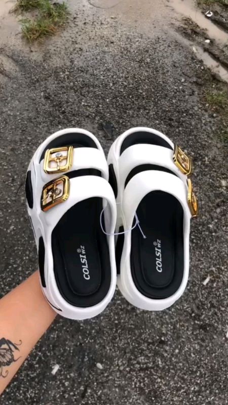 Check out COLSI New Fashion Two Strap EVA Platform Sandals Height Increase Wedge Slippers Womens Footwear(Size36-41)#B-8029-3.