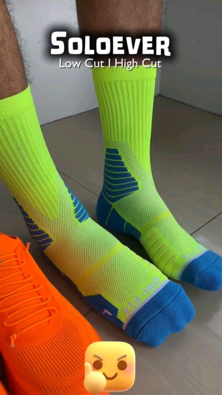 SOLOEVER Socks - Choose High Low | Thick Cushion, Anti-Slip, Breathable Socks