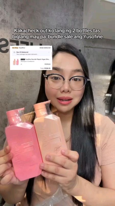 YUSOFINE SHAMPOO&CONDITIONER #yusofine #yusofinehairtreatment