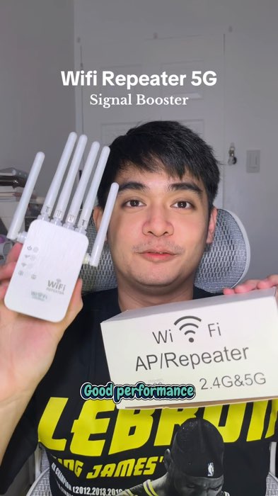 5G WiFi Extender WiFi Signal Booster WiFi Repeater Dual-Band Long-Range #WiFiRepeater #WiFi6 #HomeTech #SignalBooster #repeaterwifi