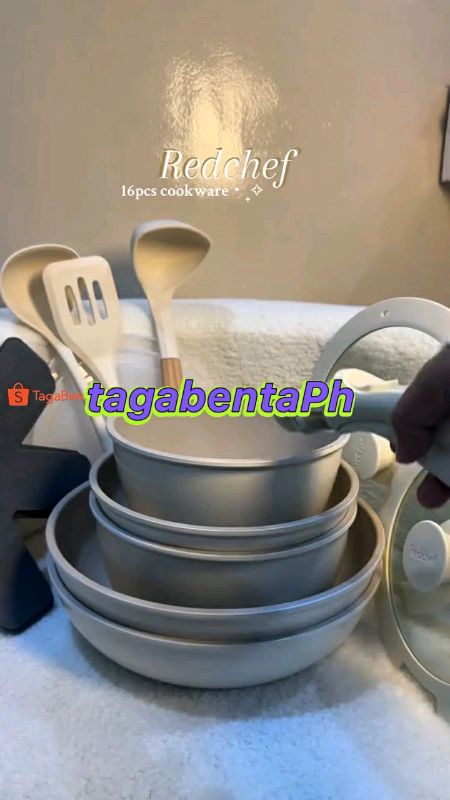 redchef cook ware set #cookware #kitchenessentials #cookset