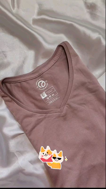 Organic Ladies V-Neck tshirt for Woman #BestSeller #Viral  #MasMuraSaShopee #Trending #Everyone #FreeCoinsInShopeeVideo #Highlight