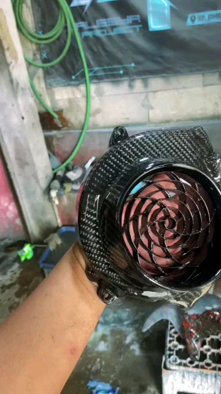 HONDA BEAT CARB FAN COVER CARBON MADE IN THAILAND SPEEDMOTO