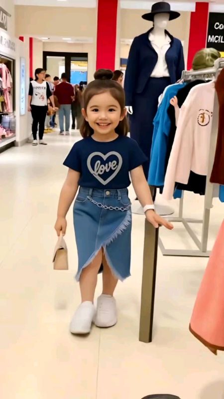 denim skirt summer fashion #followers