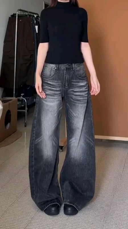 #baggyjeans #swagger #denim #wideleg #jeans #MasMuraSaShopee #freecoinsshope