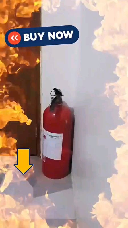 #1 lb. 3 lbs. 5 lbs. 8A Fire Safety – Compact HFC 236fa Chemical Fire Extinguishers with free bracket#highligth#fyp
