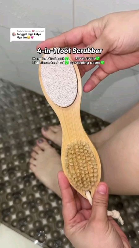 4-in-1 Foot Scrub & Callus Remover Tool #MasMuraSaShopee #ShopeePHPaydaySale #FreeCoinsInShopeeVideo #CallusRemover #footscrub #viral #trending