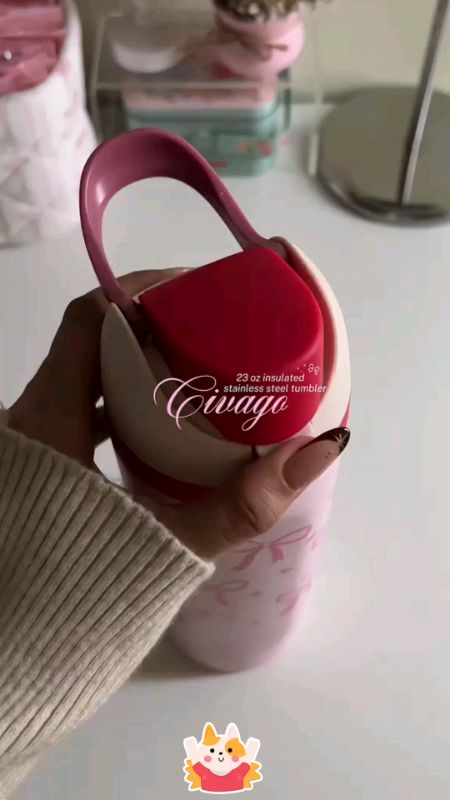 INSULATED STAINLESS STEEL TUMBLER#CIVAGO#TUMBLER