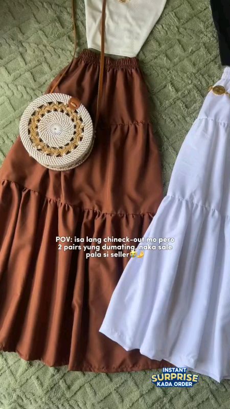 Korean ruffle maxi full length #affordable #FreeCoinsInShopeeVideo