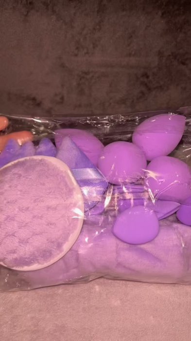 #mkaeup #makeupset #purple #makeupsponge #makeupbrush